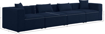 Cube - Linen Modular 4 Seat Sofa