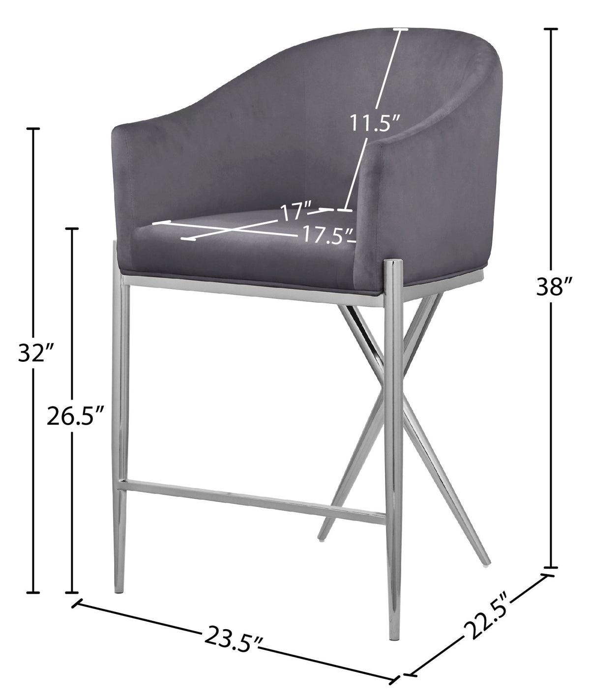Xavier - Counter Stool