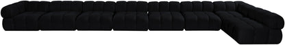 Orin - Velvet Performance Fabric Upholstered 8 Piece L-Shaped Sectional