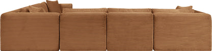 Shaggy - Fabric 6 Piece Modular Corner Sectional