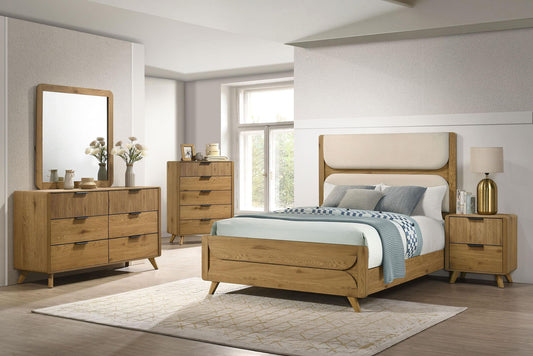 Bennett 5-piece Queen Bedroom Set Light Oak