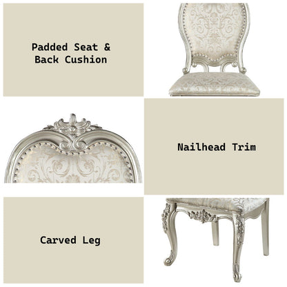 Bently - Side Chair (Set of 2) - Fabric & Champagne