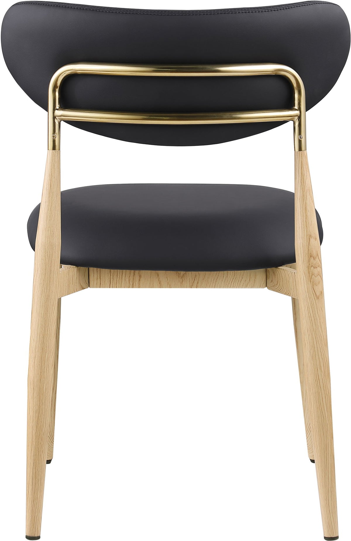 Ronda - Vegan Leather Upholstered Dining Side Chair - Natural Legs