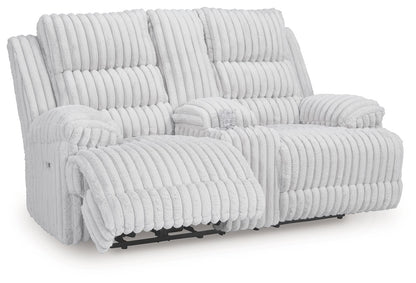 Rhines Falls - 2 Pc. - Power Reclining Sofa And Loveseat - Alloy