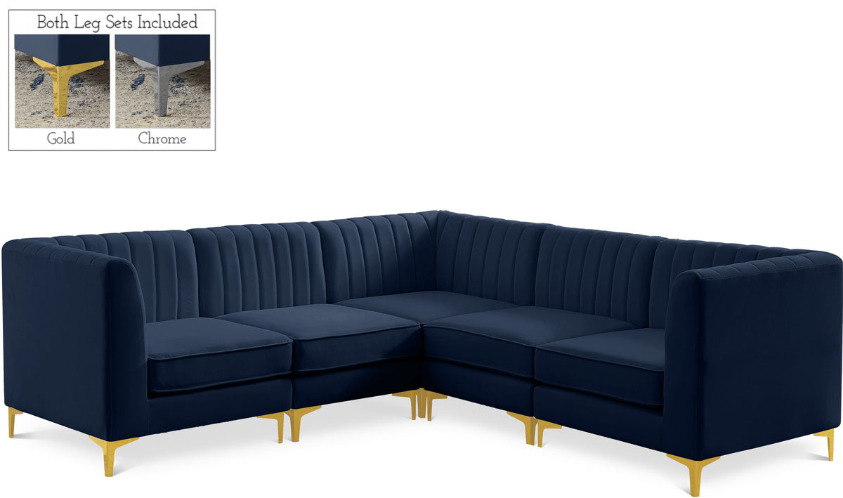 Alina - 5 Piece Modular Corner Sectional