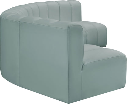 Arc - Faux Leather 5 Piece U-Shaped Modular Sofa