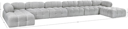 Ames - 8 Piece Fabric Modular Sectional