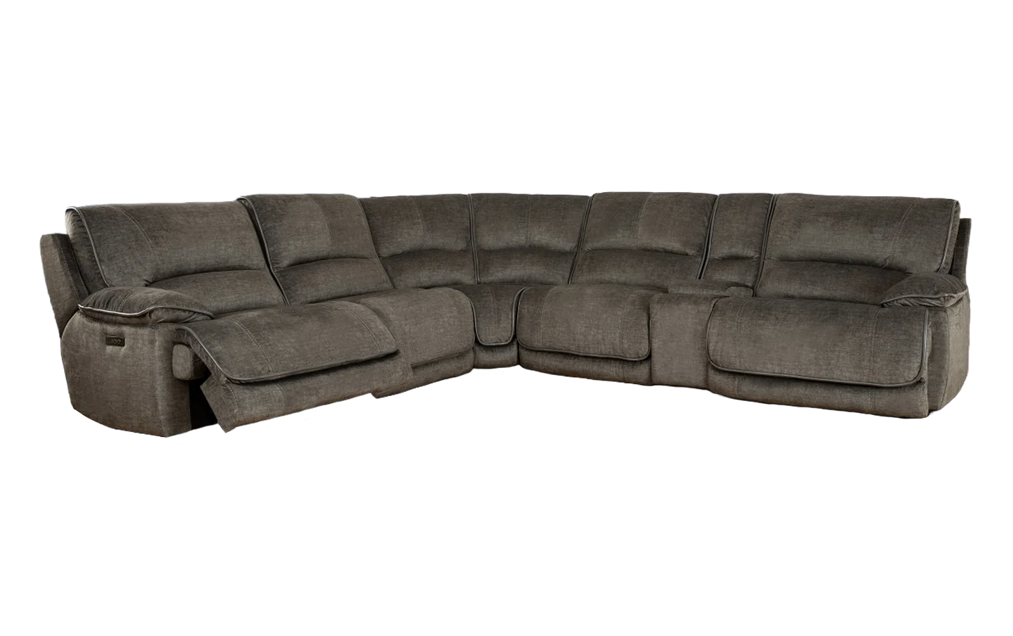 REDDING 6-PIECE FABRIC POWER RECLINING SECTIONAL