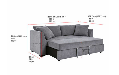 THOMASVILLE MARION CONVERTIBLE SOFA