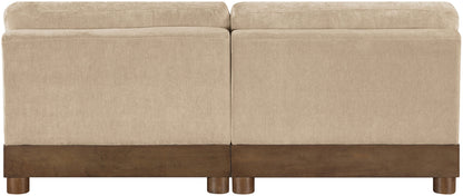Turin - Chenille Fabric Upholstered Modular Sectional - Beige