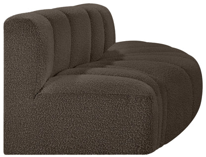 Arc - Boucle Fabric 3 Piece Modular Sofa
