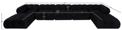 Orin - 7 Piece Modular Sectional (3 Modular Chairs, 2 Corner Chairs & 2 Ottomans)