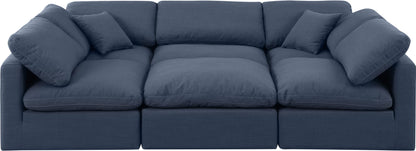 Indulge - Linen 6 Piece Modular Sectional