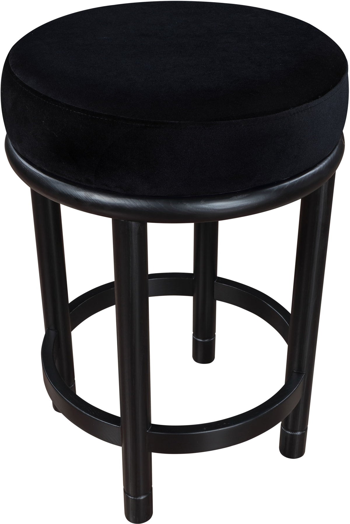 Monette - Counter Stool With Black Base