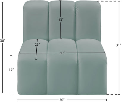 Arc - Faux Leather Straight Chair