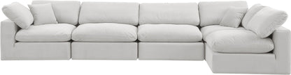Comfy - 5 Piece Velvet Modular Sectional