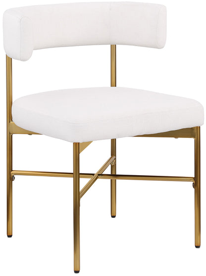 Rivage - Durable Dining Chair With Gold Frame (Set of 2)