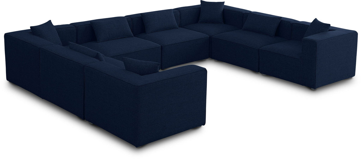Cube - Linen 8 Piece Modular Sectional