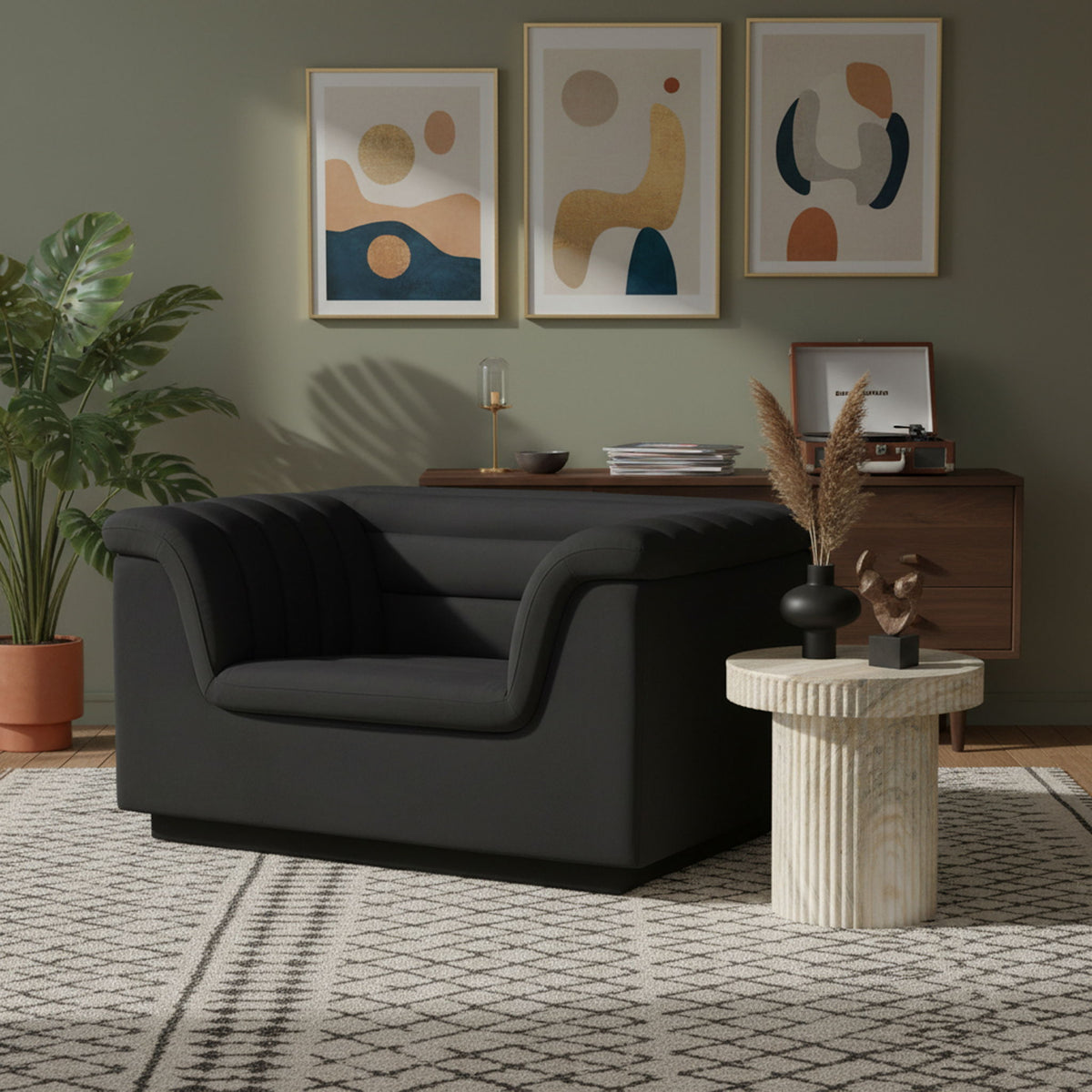 Cascade - Velvet Chair
