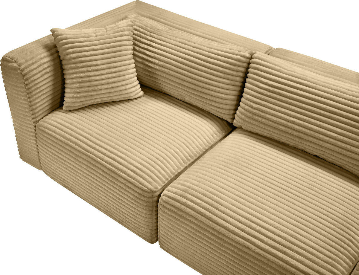 Shaggy - Fabric 9 Piece Modular U-Shaped Sectional