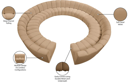Infinity - 12 Piece Modular Sectional - Camel