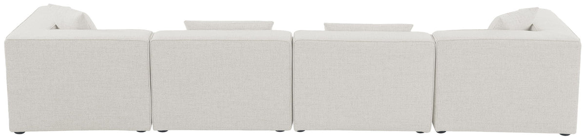 Cube - Linen Modular 4 Seat Sofa