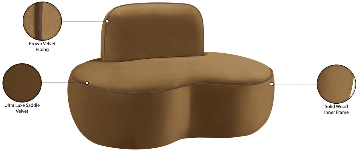 Swerve - Velvet Upholstered Chair