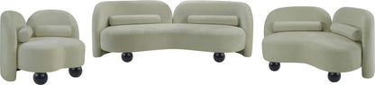 Daphne - Chenille Loveseat