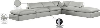 Comfy - 6 Piece Linen Modular Sectional