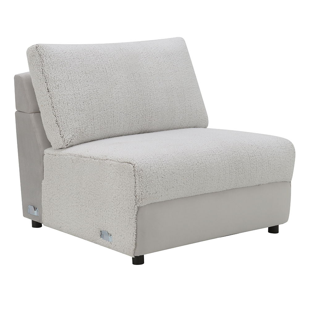 Tarrance - Modular Armless Chair - Gray