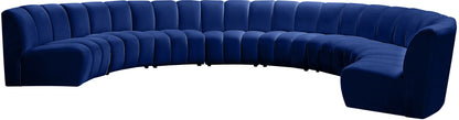 Infinity - 8 Piece Velvet Modular Sectional