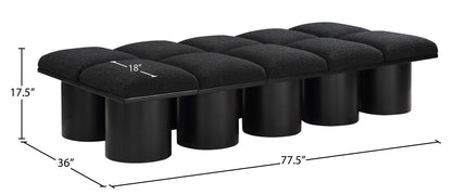 Pavilion - 10 Piece Modular Bench With Black Base