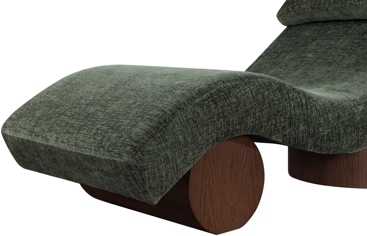 Marcella - Chaise Lounge - Walnut Base