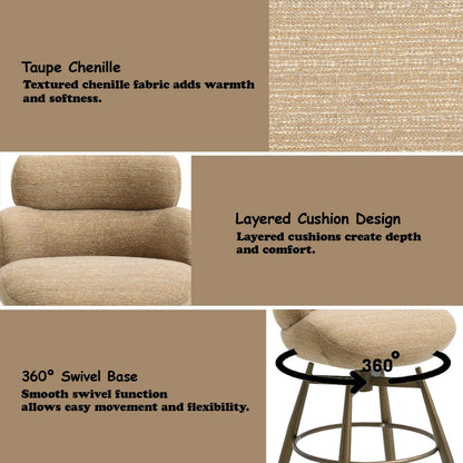 Jena - Counter Height Chair With Swivel