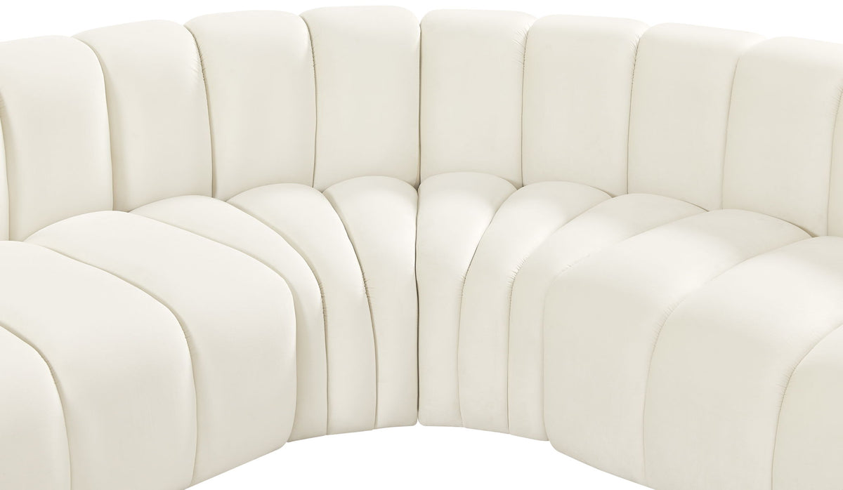 Arc - Velvet Modular U-Shaped Sectional