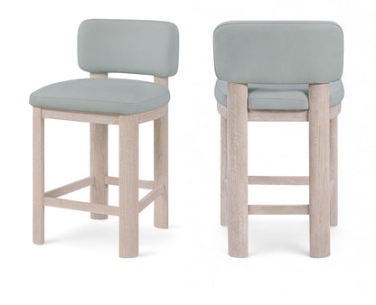 Paloma - Faux Leather Upholstered Counter Stool (Set of 2)