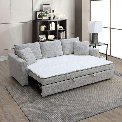 Connie - Sofa With Sleeper - Gray Boucle