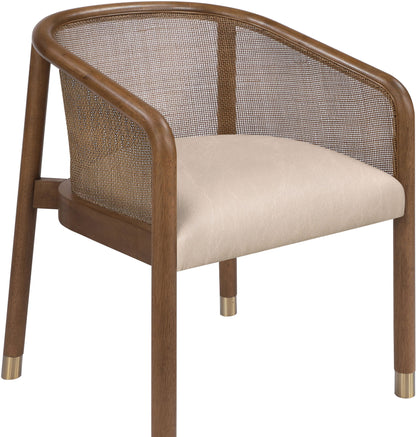 Sylvan - Vegan Leather Dining Chair (Set of 2) - Brown Frame
