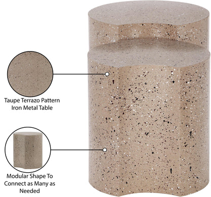 Dimple - Modular End Table - Terazzo Finish