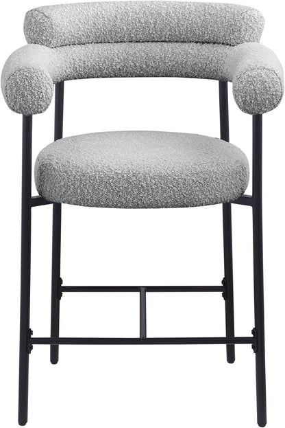 Blake - Counter Stool With Black Base (Set of 2)