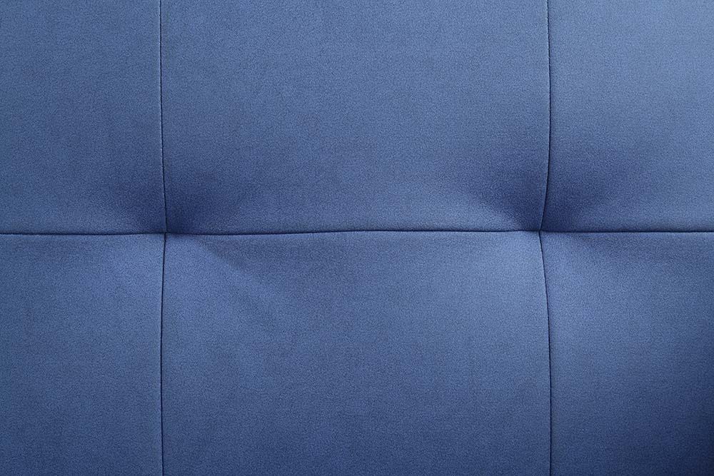 Nafisa - Adjustable Sofa & Ottoman - Blue Fabric