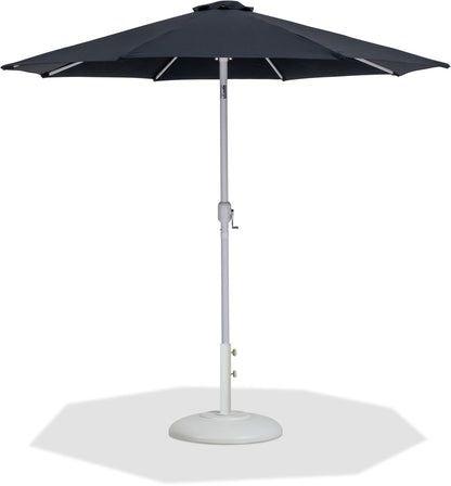 Fiji - Aluminum Patio Umbrella With Round White Base