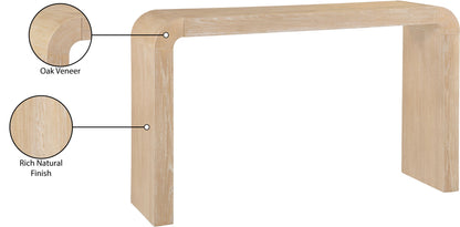 Toulon - Oak Veneer Console Table