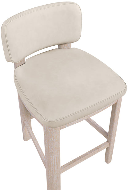 Paloma - Faux Leather Upholstered Counter Stool (Set of 2)