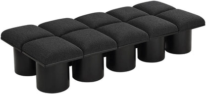 Pavilion - 10 Piece Modular Bench With Black Base