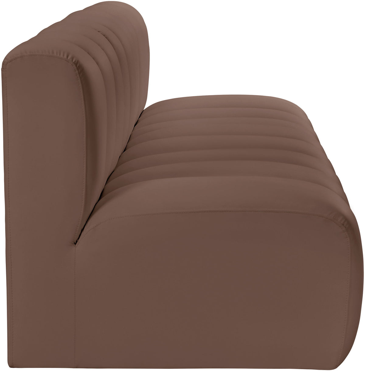 Arc - Faux Leather 3 Seats Modular Sofa