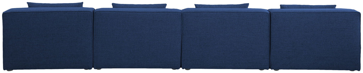Cube - Linen Modular 4 Seat Armless Sofa