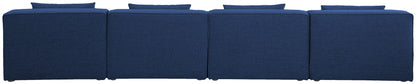 Cube - Linen Modular 4 Seat Armless Sofa