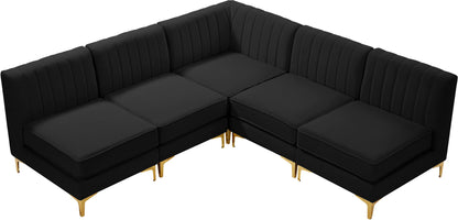 Alina - 5 Piece Armless Sectional