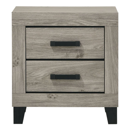 Mari - Nightstand - Light Gray Finish